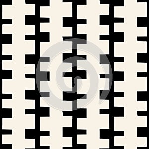 Vector seamless pattern geometric pattern with horizontal indents